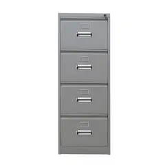 MOVILOCKERS - Kardex ensamblado 133x45x62 cm 4 cajones gris agata