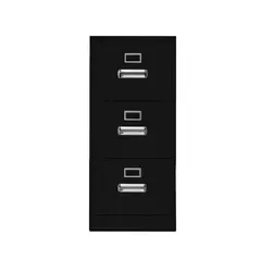 MOVILOCKERS - Kardex ensamblado 103x46x60 cm 3 cajones negro mate