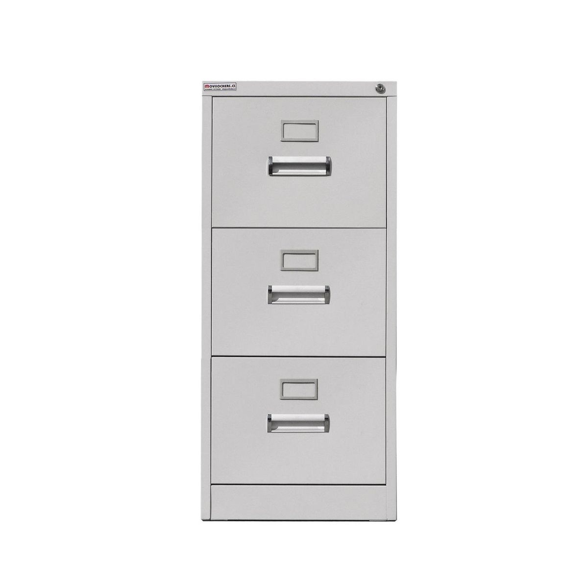 MOVILOCKERS - Kardex ensamblado 103x46x60 cm 3 cajones gris agata