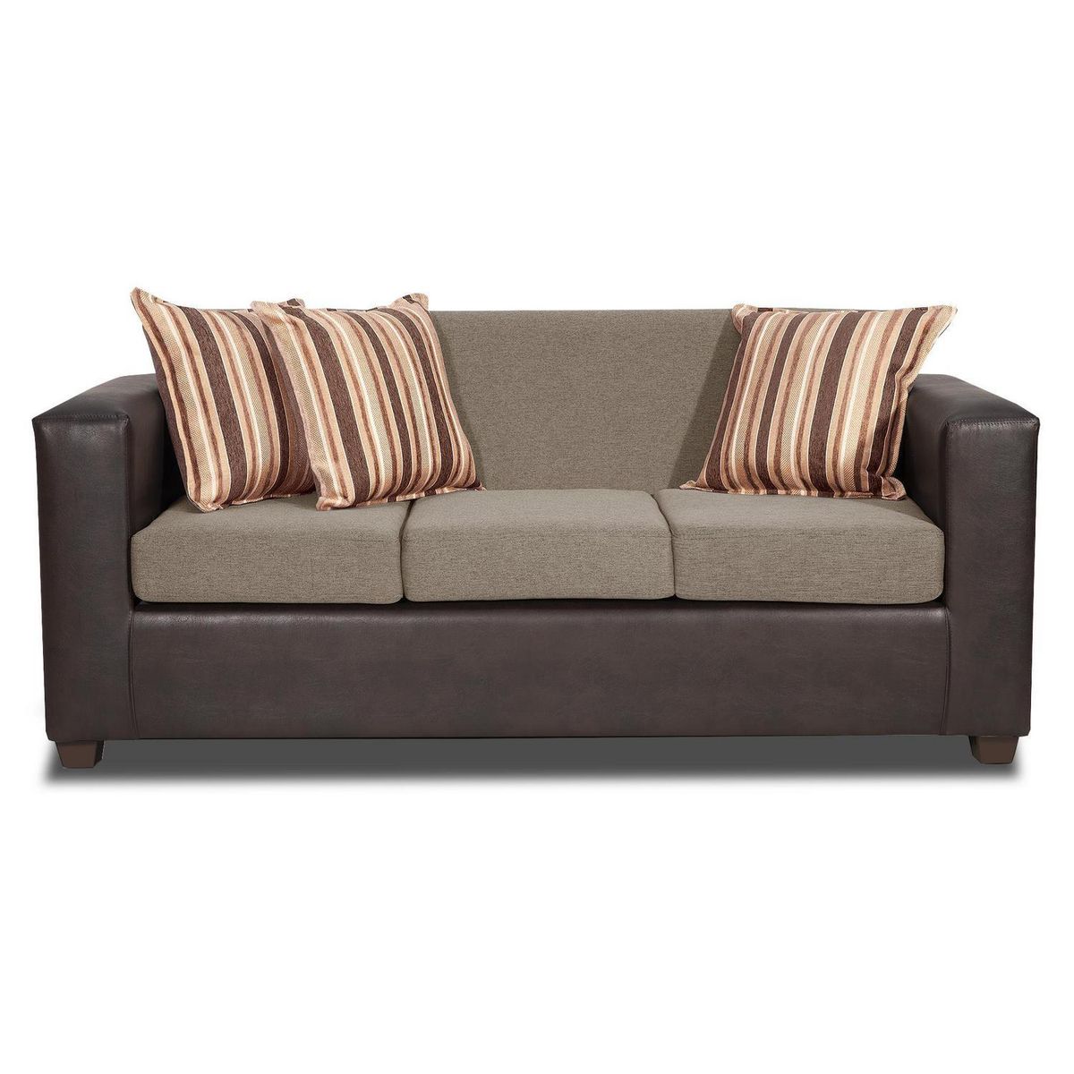 INTERMUEBLES - Sofá 3 cuerpos Invictus 186x87x80 cm Beige