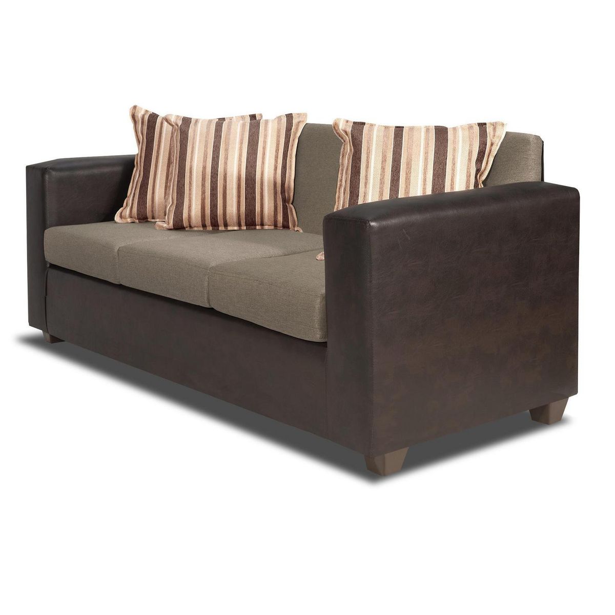 INTERMUEBLES - Sofá 3 cuerpos Invictus 186x87x80 cm Beige