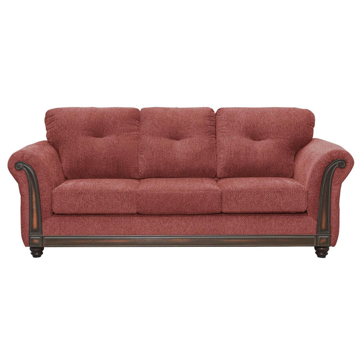 INTERMUEBLES - Sofá 3 cuerpos Burgos 225x94x93 cm Terracota