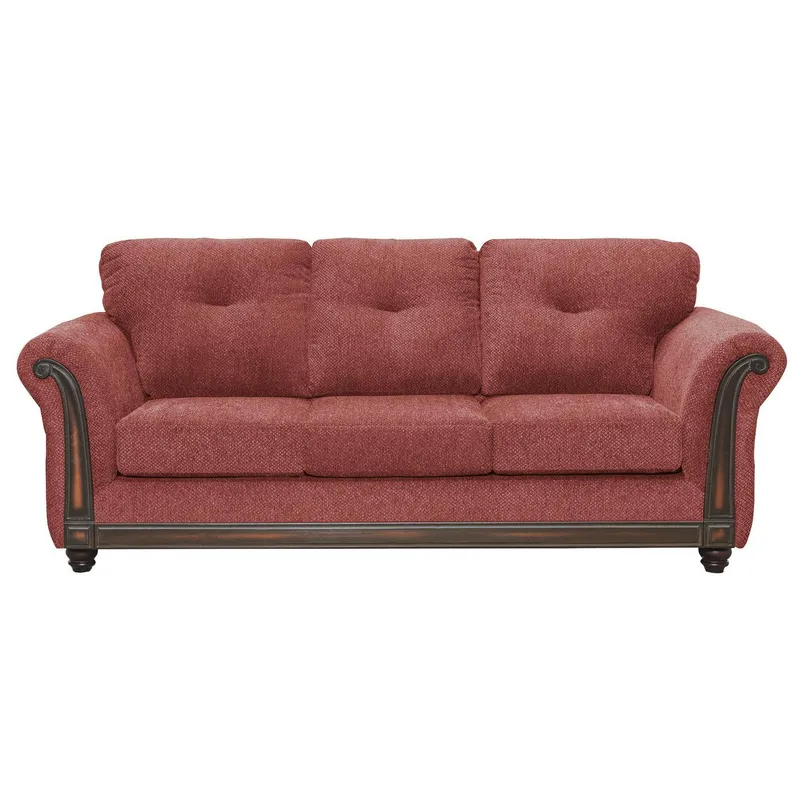 INTERMUEBLES - Sofá 3 cuerpos Burgos 225x94x93 cm Terracota