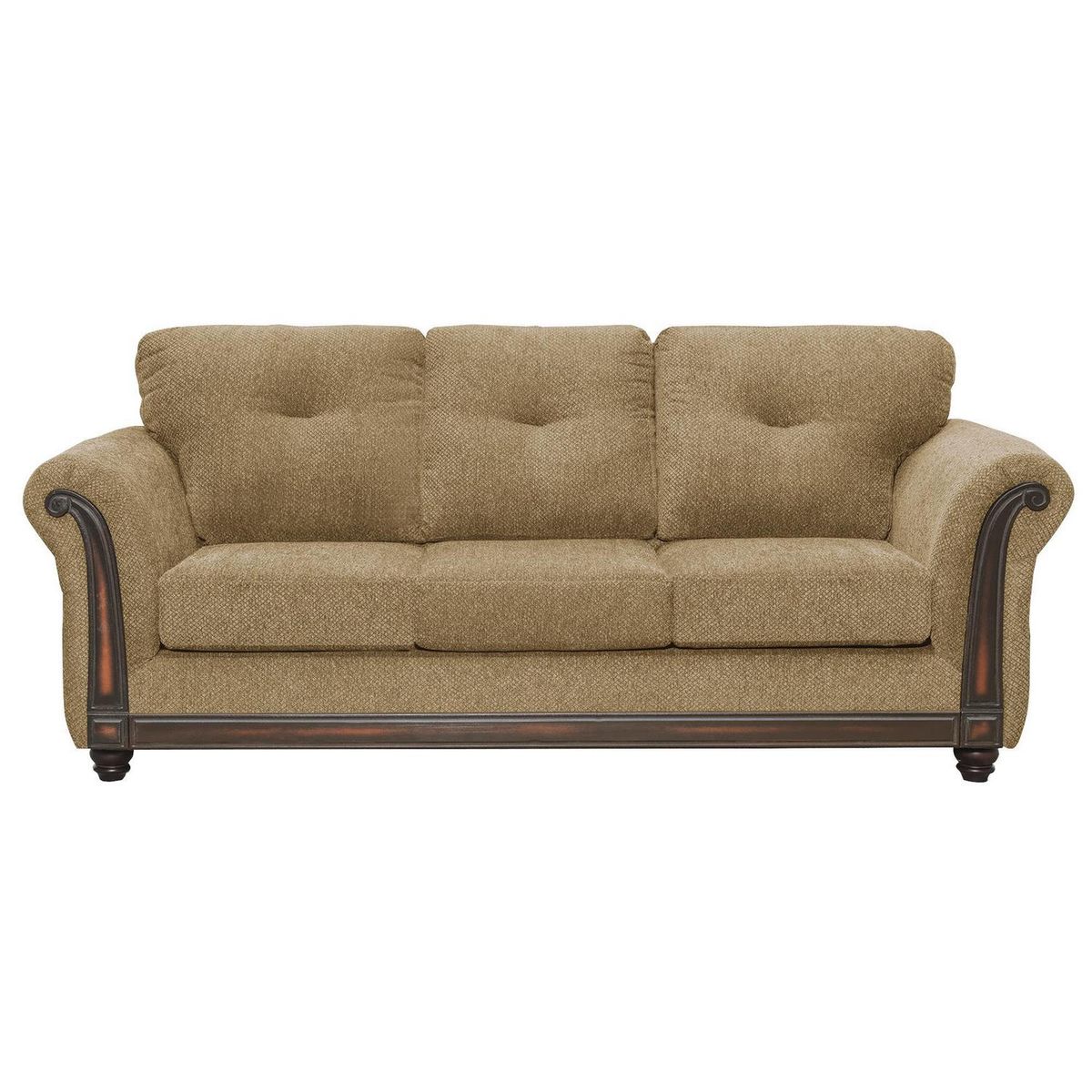 INTERMUEBLES - Sofá 3 cuerpos Burgos 225x94x93 cm Beige