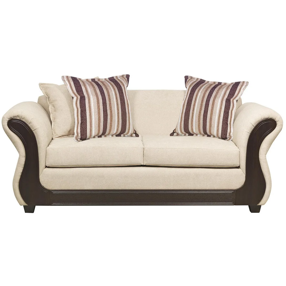 INTERMUEBLES - Sofá 2 cuerpos Palermo 192x86x90 cm Beige