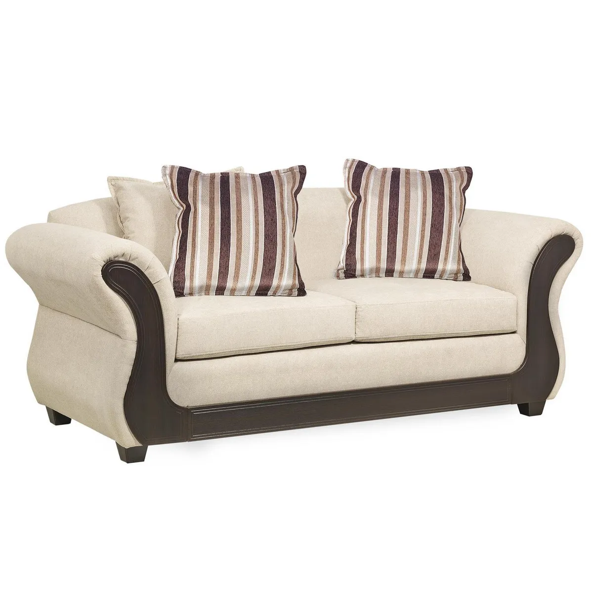 INTERMUEBLES - Sofá 2 cuerpos Palermo 192x86x90 cm Beige