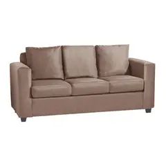 INNOVAMUEBLES - Sofá 3 cuerpos Marco 186x87x80 cm Beige