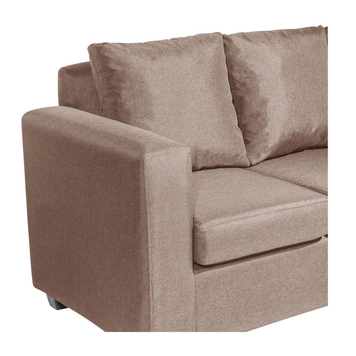 INTERMUEBLES - Sofá 3 cuerpos Marco 186x87x80 cm Beige