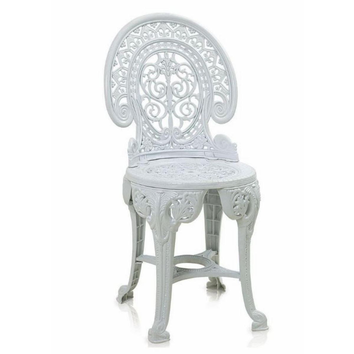 BE DESIGN - Silla de plástico colonial blanco