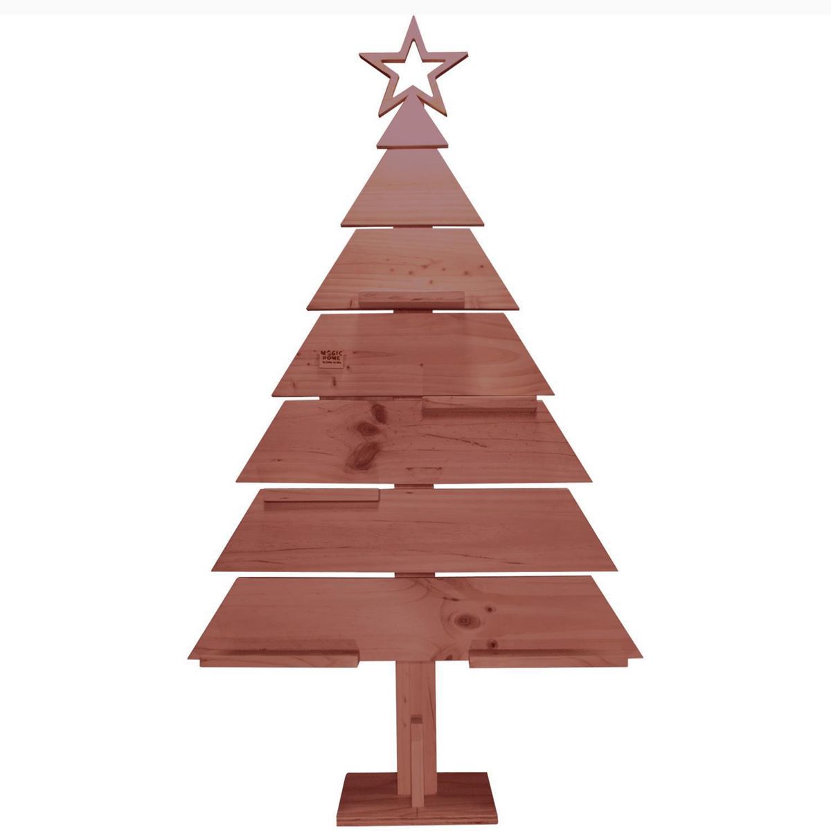 MAGIC HOME - Árbol de Navidad Madera Larix 75x120 cm Roble