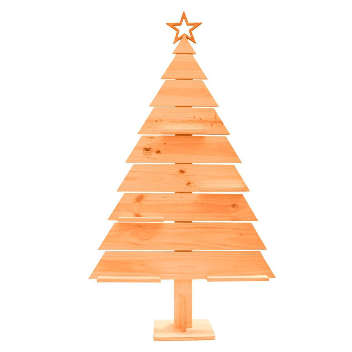 MAGIC HOME - Árbol de Navidad Madera Larix 93x150 cm Raulí