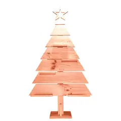MAGIC HOME - Árbol de Navidad Madera Larix 75x120 cm Alerce