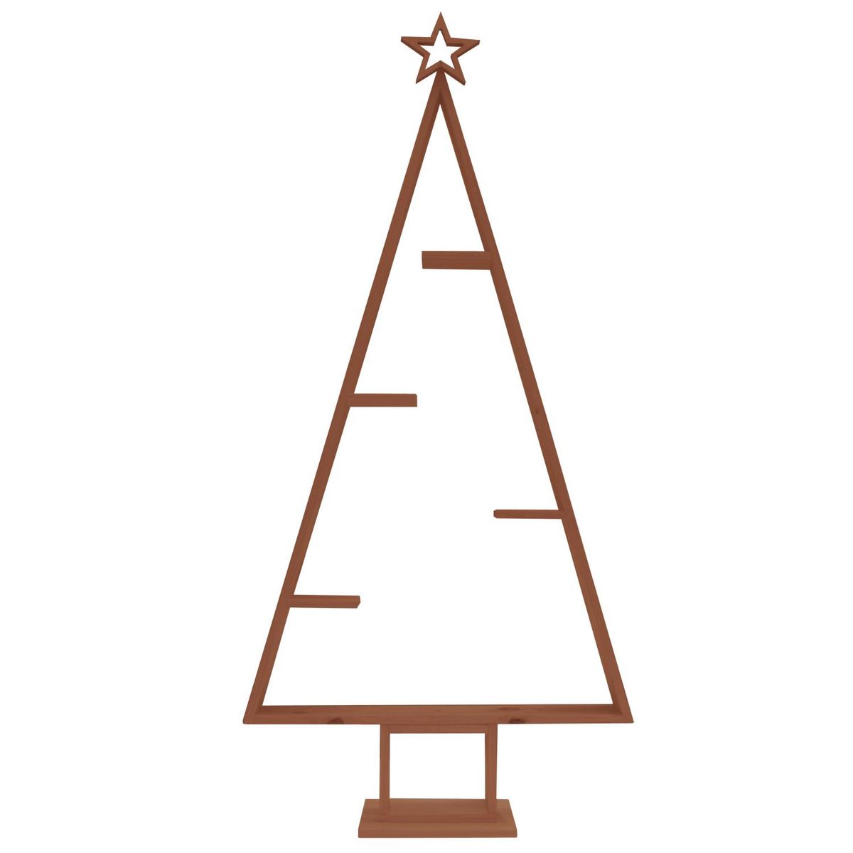 MAGIC HOME - Árbol de Navidad Madera Ivan 85x180 cm Roble