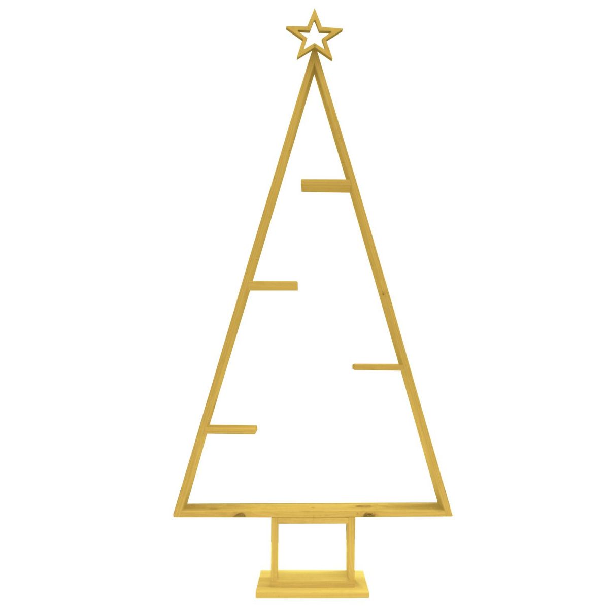 MAGIC HOME - Árbol de Navidad Madera Ivan 85x180 cm Madera