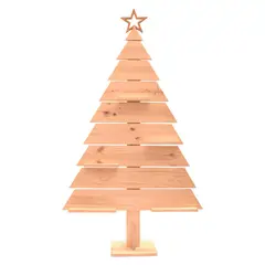 MAGIC HOME - Árbol de Navidad Madera Larix 93x150 cm Natural