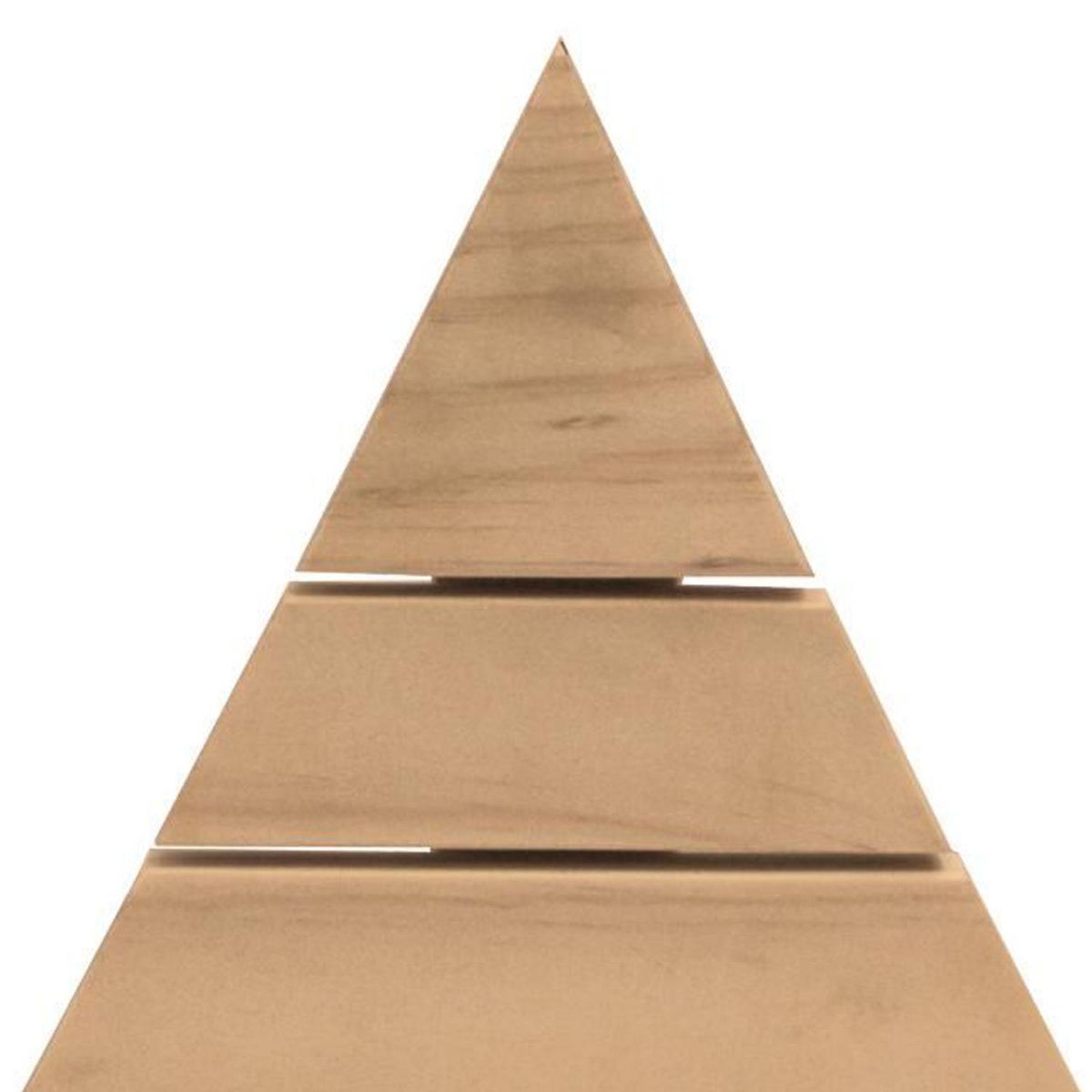 MAGIC HOME - Árbol de Navidad Madera Abies 23.5x30 cm Natural