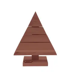 MAGIC HOME - Árbol de Navidad Madera Abies 23.5x30 cm Roble