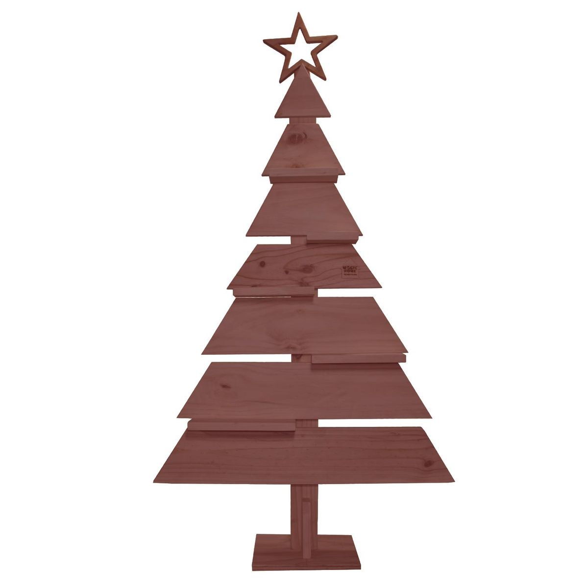 MAGIC HOME - Árbol de Navidad Madera Rheder 73x120 cm Roble