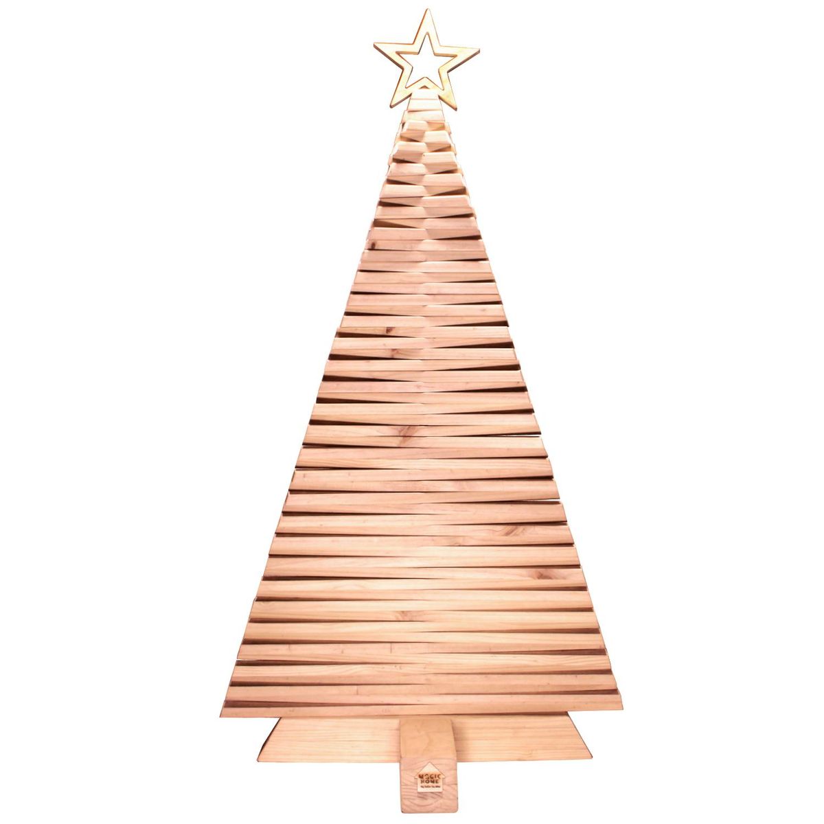 MAGIC HOME - Árbol de Navidad Madera Pinea 107x180 cm Natural