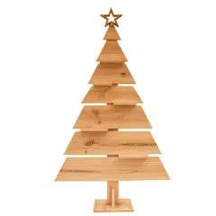 MAGIC HOME - Árbol de Navidad Madera Rheder 92x150 cm Raulí