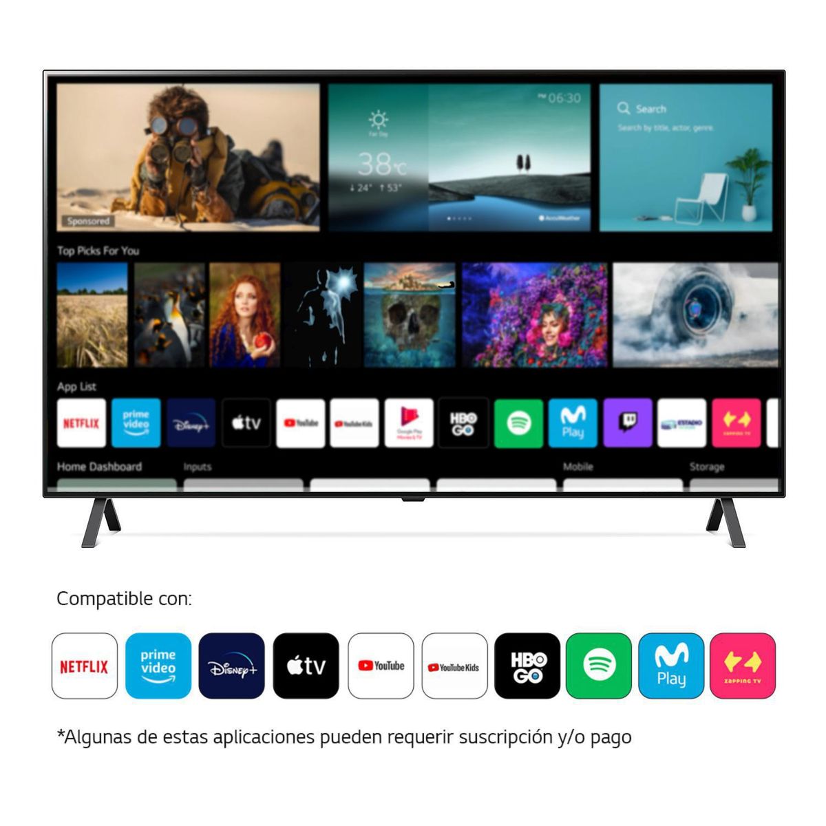 LG - Smart TV OLED 65 " 4K Ultra HD OLED65A2PSA