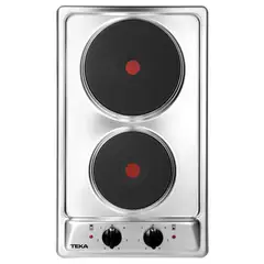 TEKA - Encimera Eléctrica 2 Platos Plateado ELP 32000 XFL IX