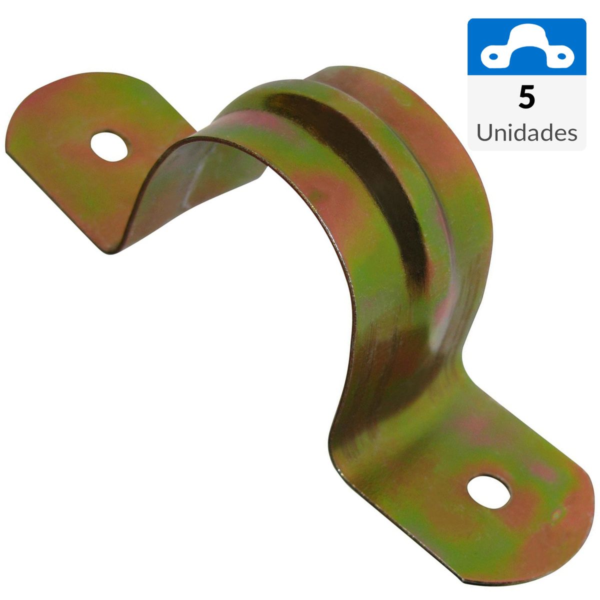 MEC - Set de abrazaderas 20 mm metal 5 unidades