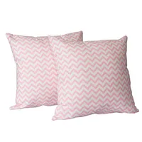 Set de 2 Cojines Lona Estampado 50x50 cm