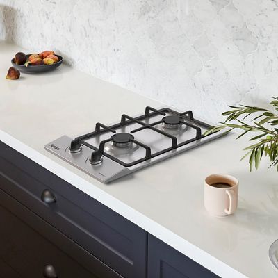 Imagen 2 del producto Encimera Gas Licuado 2 Platos Inox FCE 2HF T