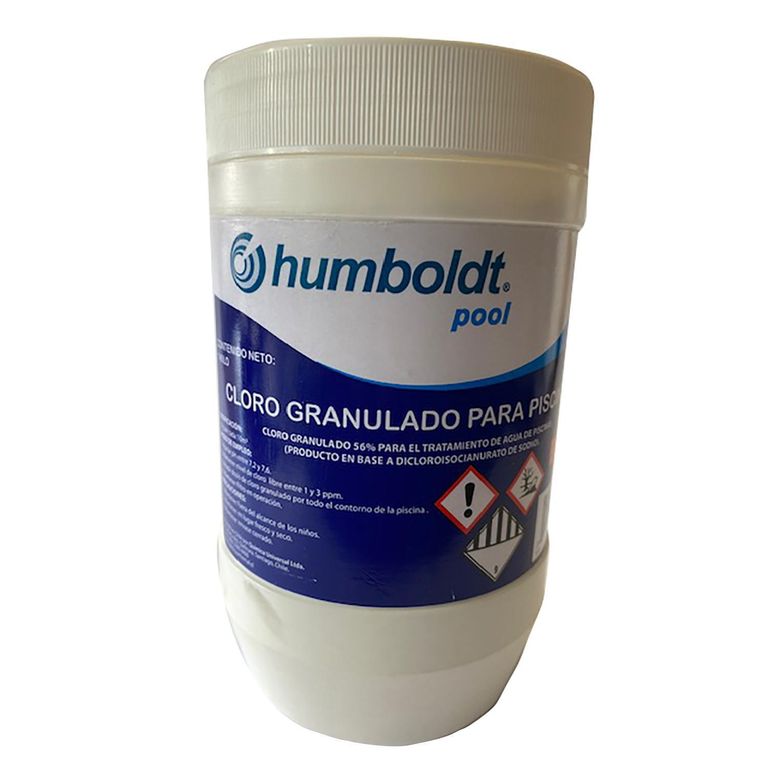 Cloro para Piscinas Granulado 1 kg Frasco (plástico/vidrio)