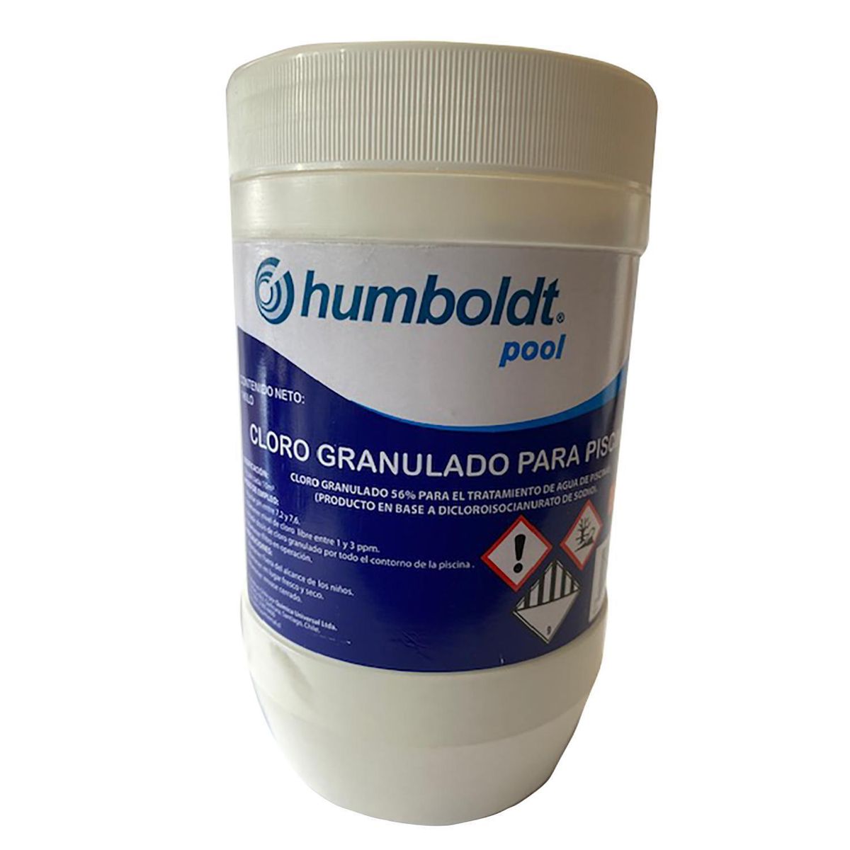 HUMBOLDT - Cloro para Piscinas Granulado 1 kg Frasco (plástico/vidrio)