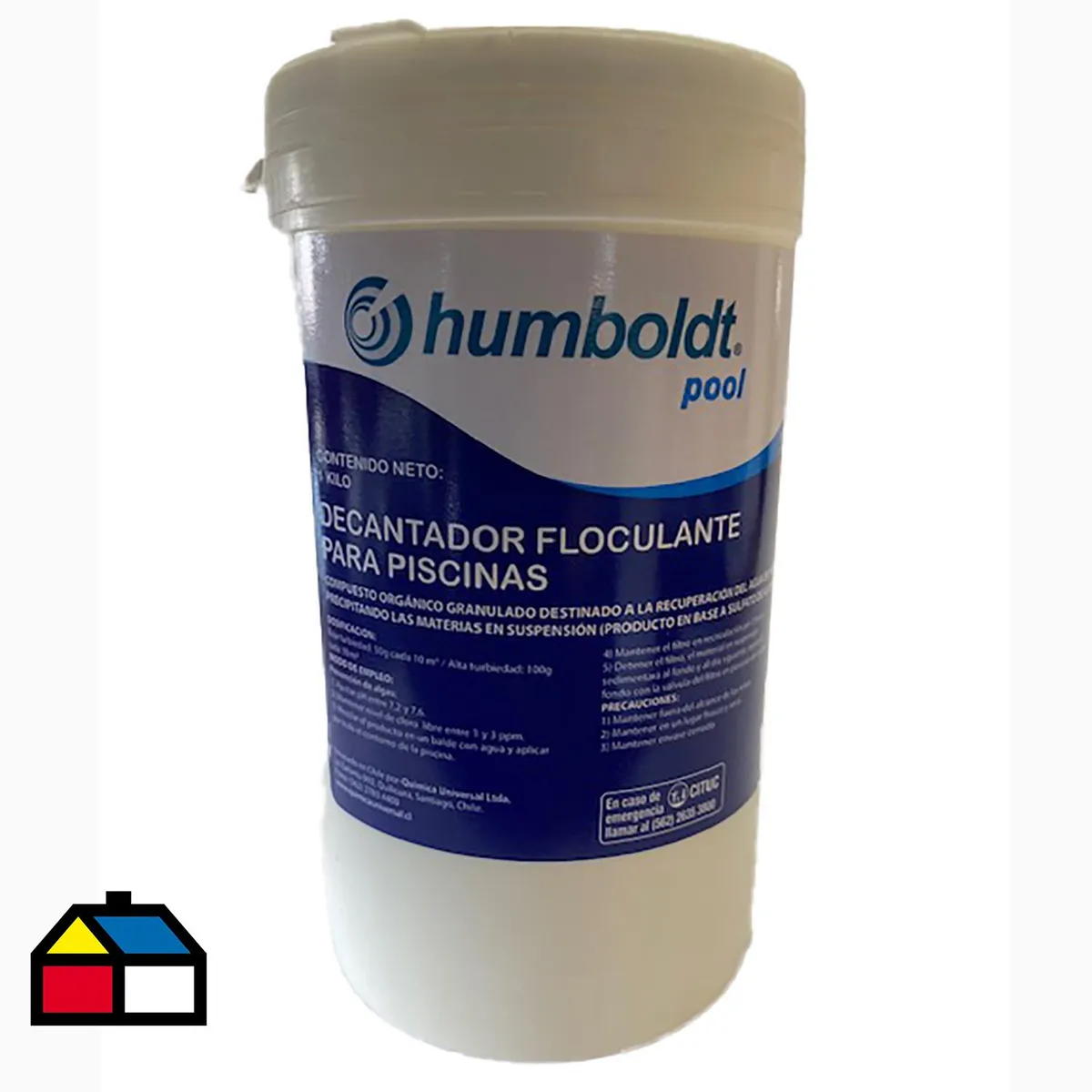 HUMBOLDT - Decantador Humboldt Polvo 1 kg Frasco (plástico/vidrio)