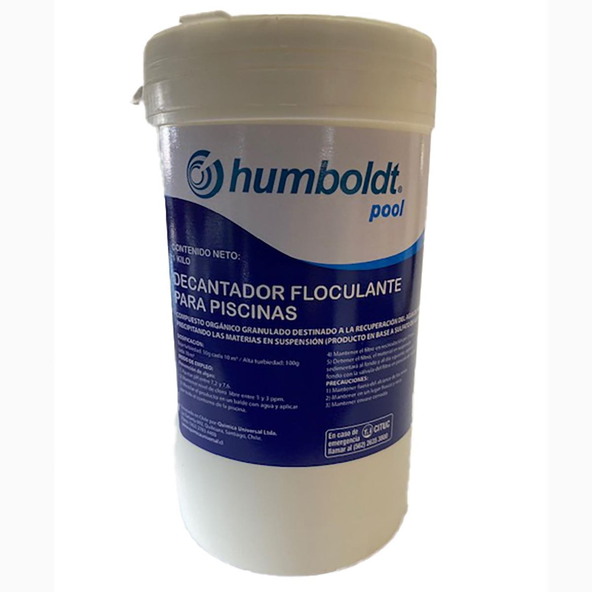 HUMBOLDT - Decantador Humboldt Polvo 1 kg Frasco (plástico/vidrio)