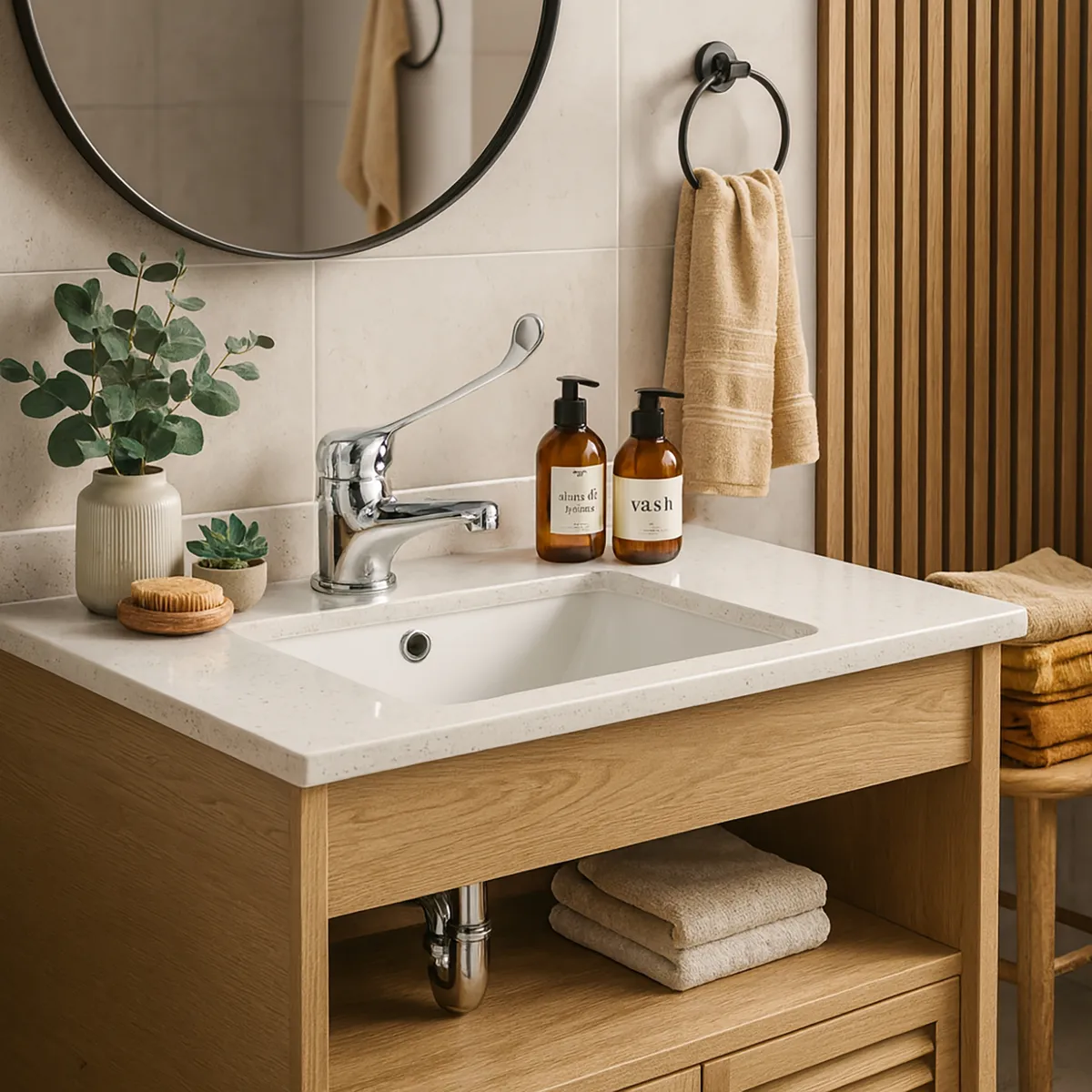 FANALOZA - Monomando Lavamanos Gerontológico Cromado