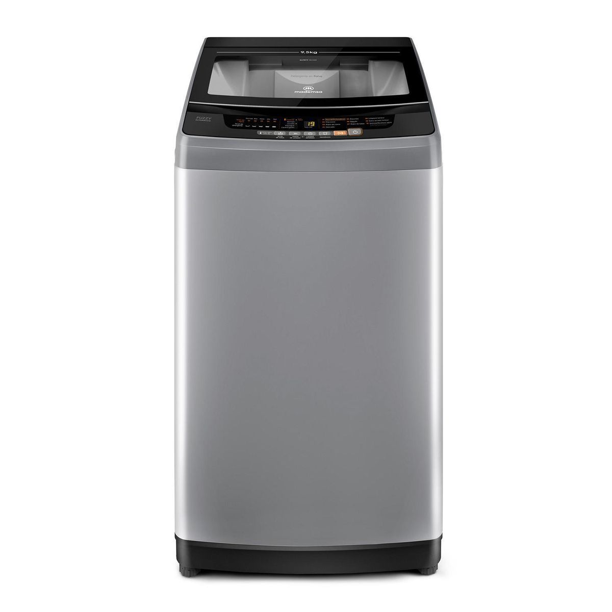 MADEMSA - Lavadora Carga Superior 9,5 kg Silver SZG