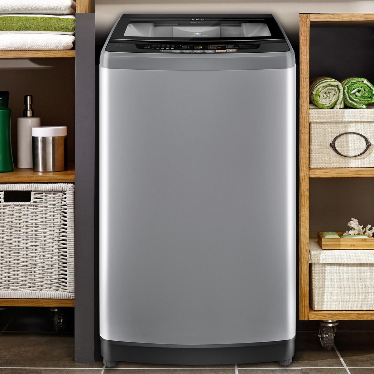 MADEMSA - Lavadora Carga Superior 9,5 kg Silver SZG