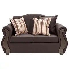 INNOVAMUEBLES - Sofá 2 cuerpos New Bugambilia 150x93x83 cm Chocolate