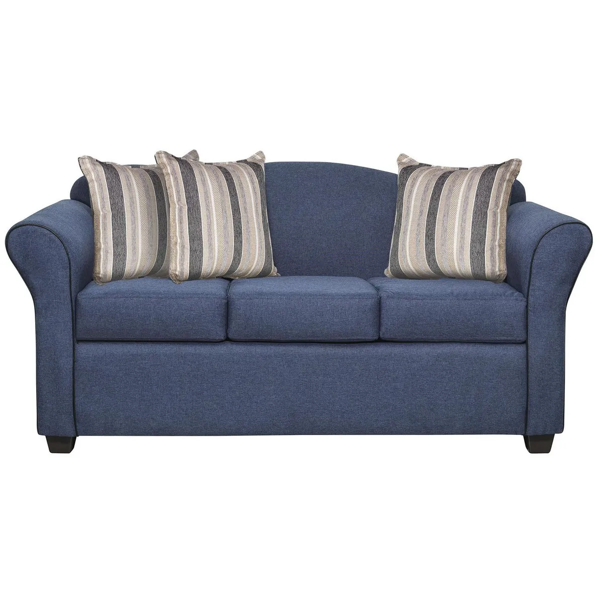 INTERMUEBLES - Sofá 3 cuerpos Ducal 165x82x79 cm Azul