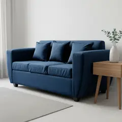 INTERMUEBLES - Sofá 3 cuerpos Chicago 180x85x75 cm Azul