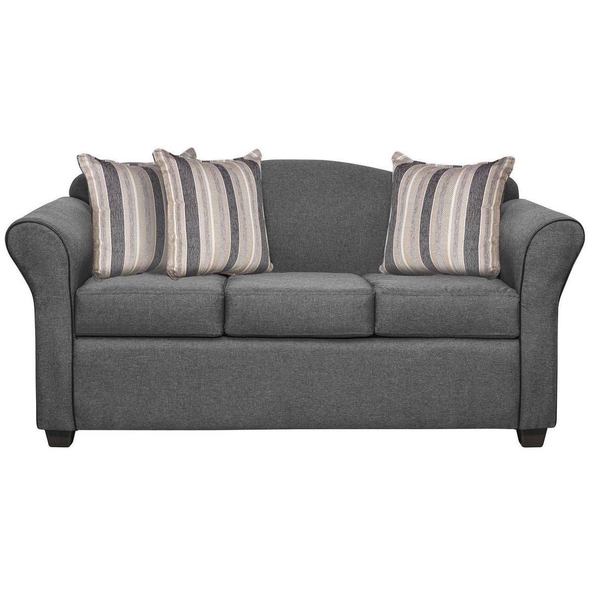 INTERMUEBLES - Sofá 3 cuerpos Ducal 165x82x79 cm Gris Claro