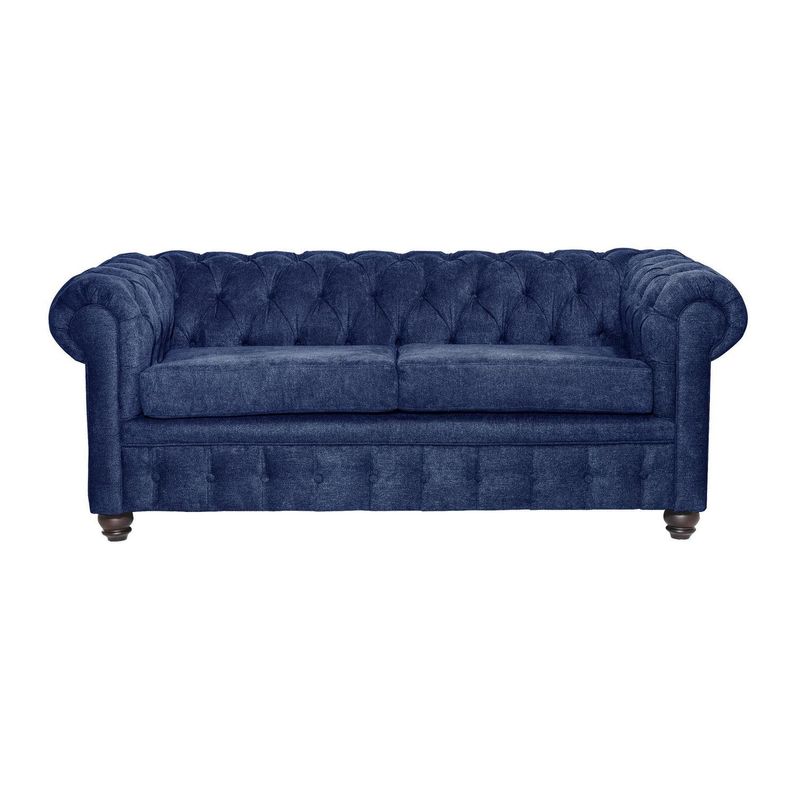 INNOVAMUEBLES - Sofá 3 cuerpos Manchester 200x80x95 cm Azul