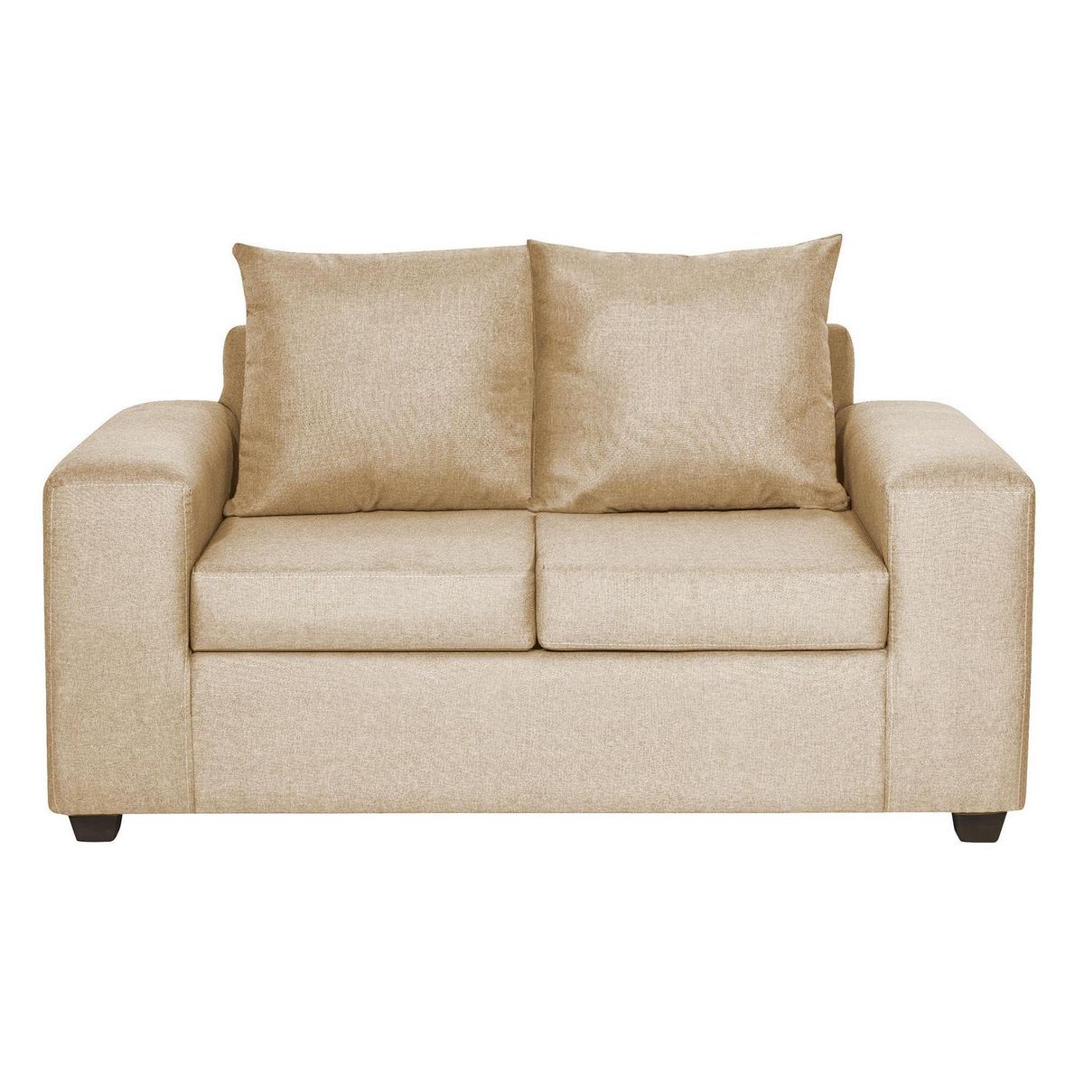 Sofá 2 cuerpos Kahlo 167x86x80 cm Beige, marca INTERMUEBLES - Foto 2