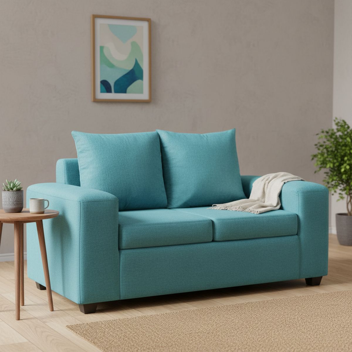 INTERMUEBLES - Sofá 2 cuerpos Kahlo 167x86x80 cm Calipso