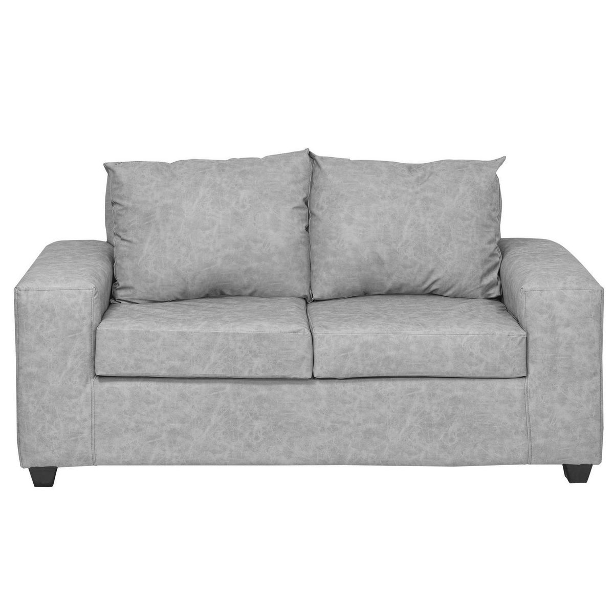 INTERMUEBLES - Sofá 2 cuerpos Kahlo 167x86x80 cm Gris