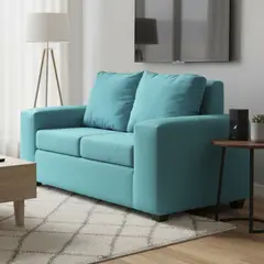 INTERMUEBLES - Sofá 2 cuerpos Kahlo 167x86x80 cm Azul