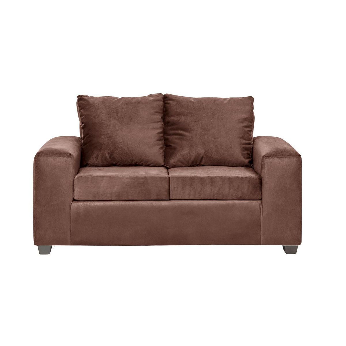 INTERMUEBLES - Sofá 2 cuerpos Kahlo 167x86x80 cm Chocolate