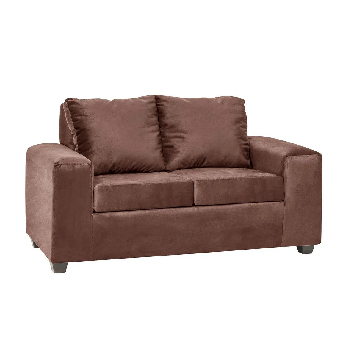 INTERMUEBLES - Sofá 2 cuerpos Kahlo 167x86x80 cm Chocolate