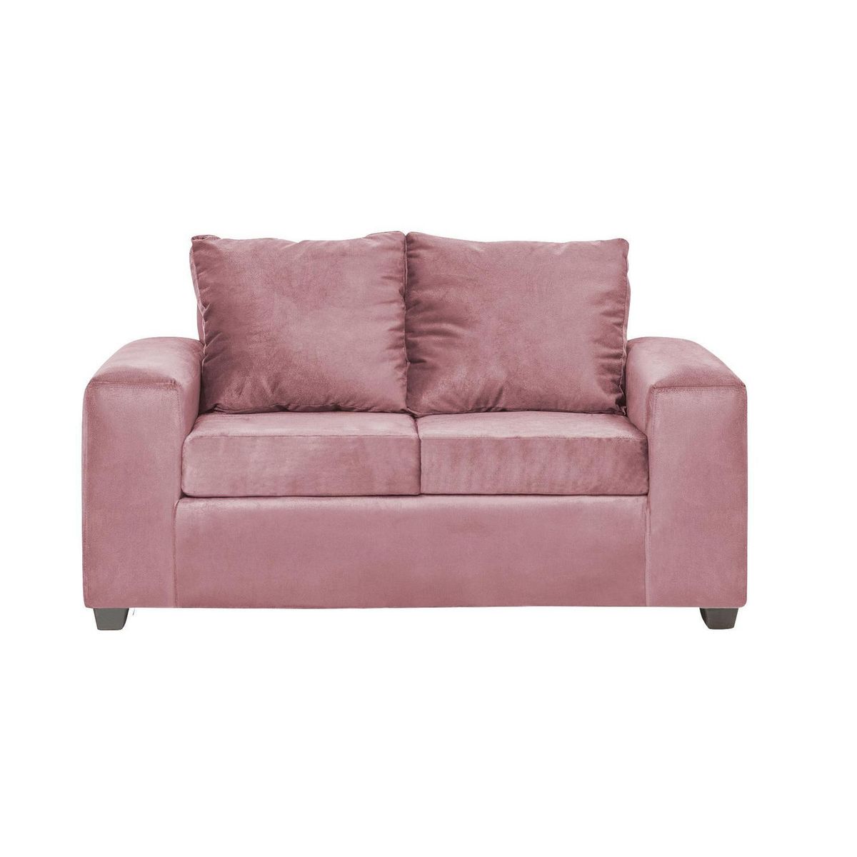 INTERMUEBLES - Sofá 2 cuerpos Kahlo 167x86x80 cm Rosado