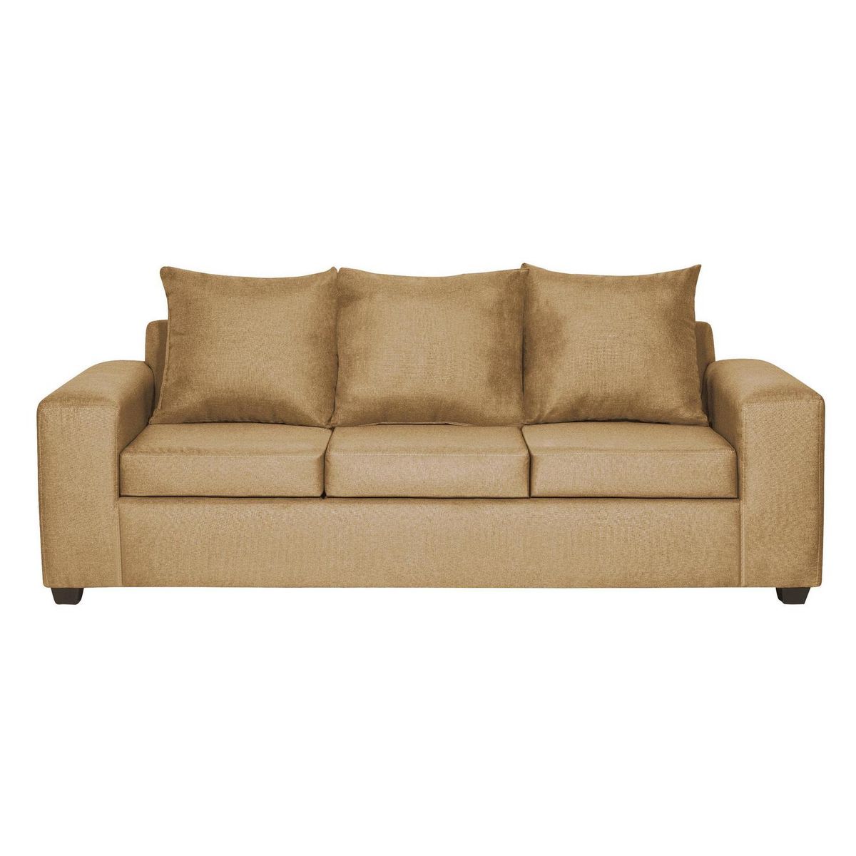 INTERMUEBLES - Sofá 2 cuerpos Kahlo 225x86x80 cm Oro