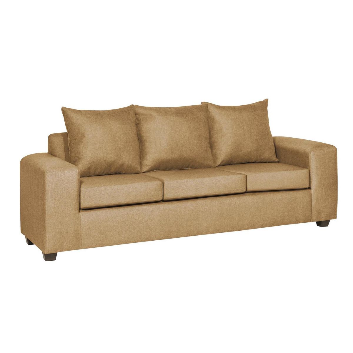 INTERMUEBLES - Sofá 2 cuerpos Kahlo 225x86x80 cm Oro